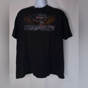 Harley-Davidson Black Tee with Eagle Graphic